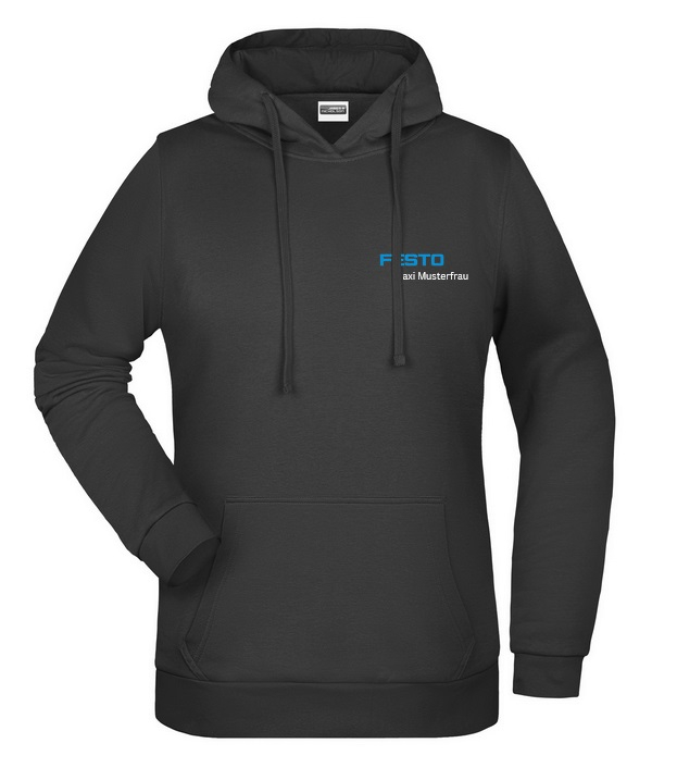 Damen Hoody Festo Logo + Personalisierung - Größe XS