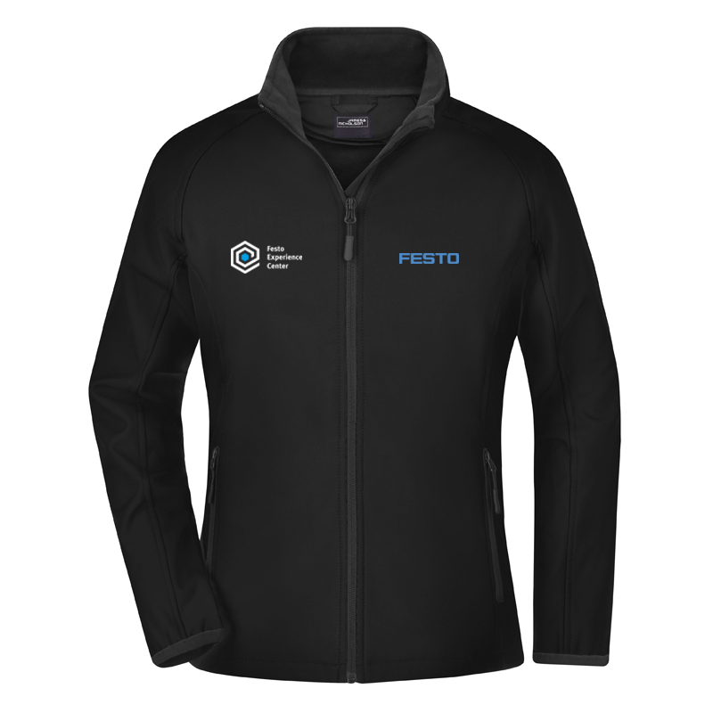 Damen Softshelljacke Festo Logo + FEC Logo - Größe S