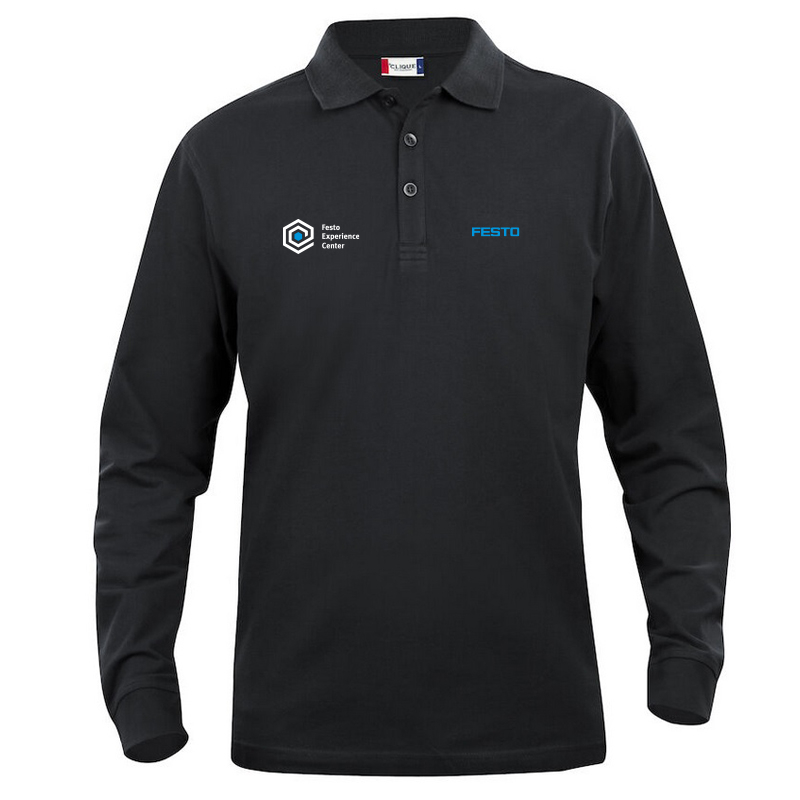 Langarmshirt Herren mit Logo Festo + FEC Logo - Größe S
