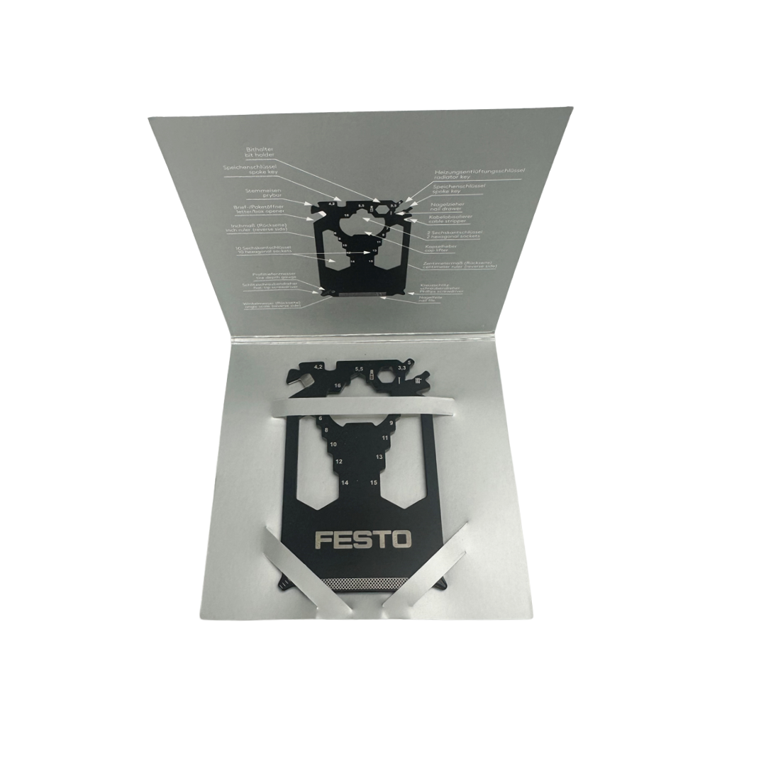 POCKET CARD black Multitool 