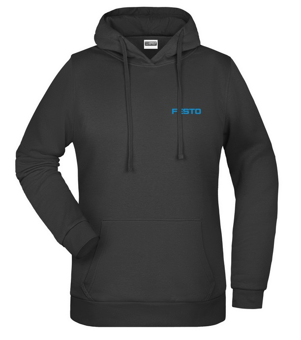 Damen Hoody Festo Logo - Größe XS