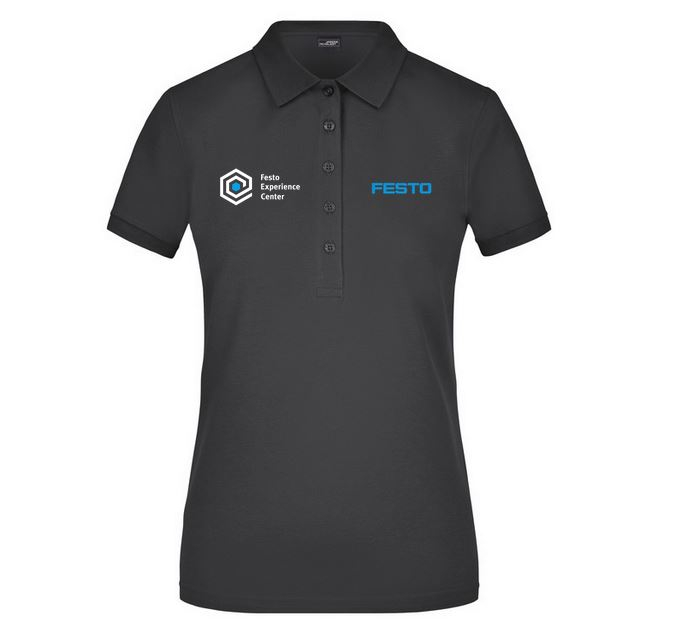 Festo FEC Poloshirt Damen mit Logo Festo Größe S