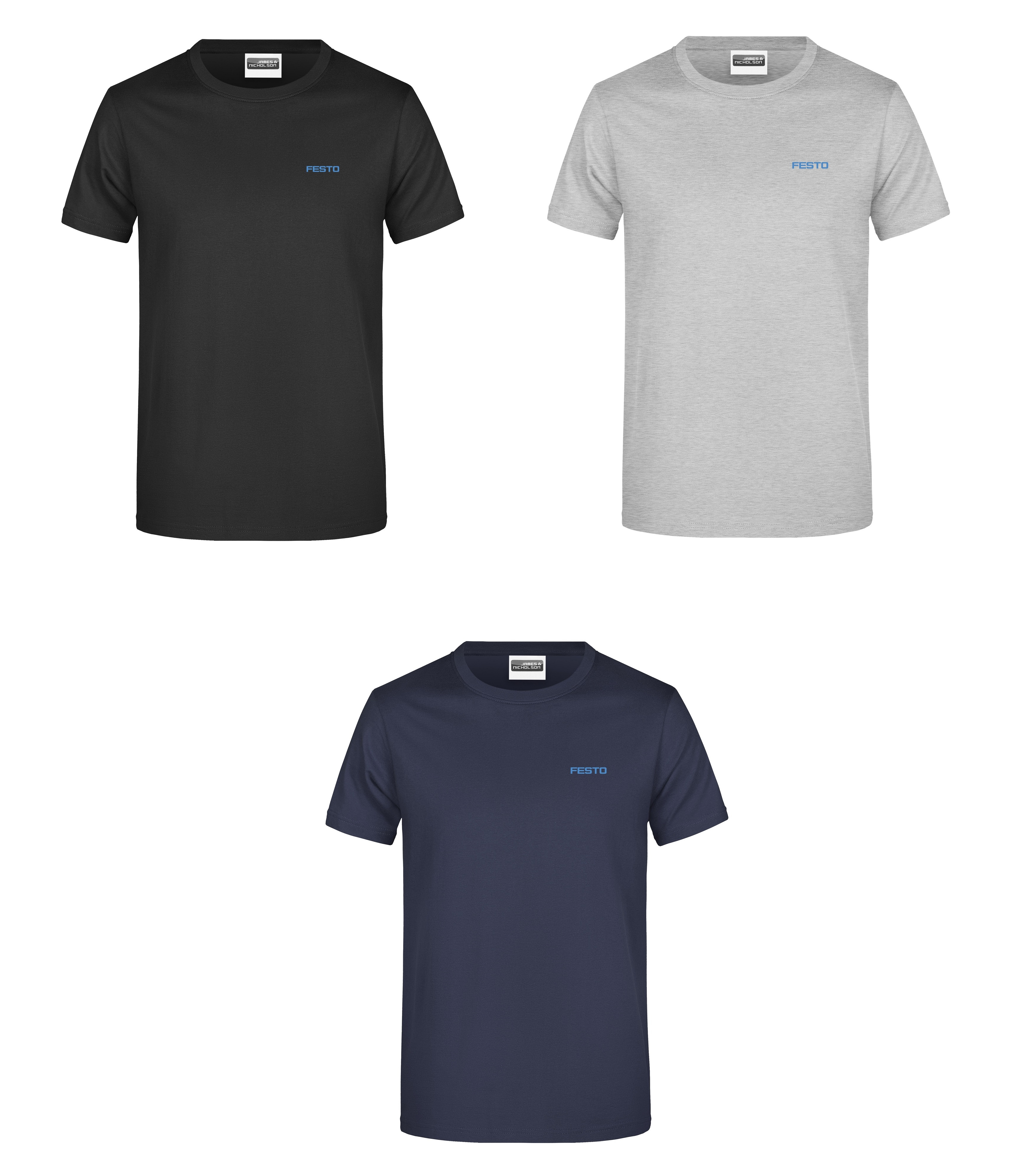 T-Shirts Unisex - Festo Logo schwarz S