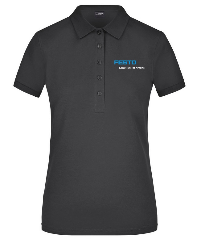 Poloshirt Damen  mit Logo und Personalisierung Größe S