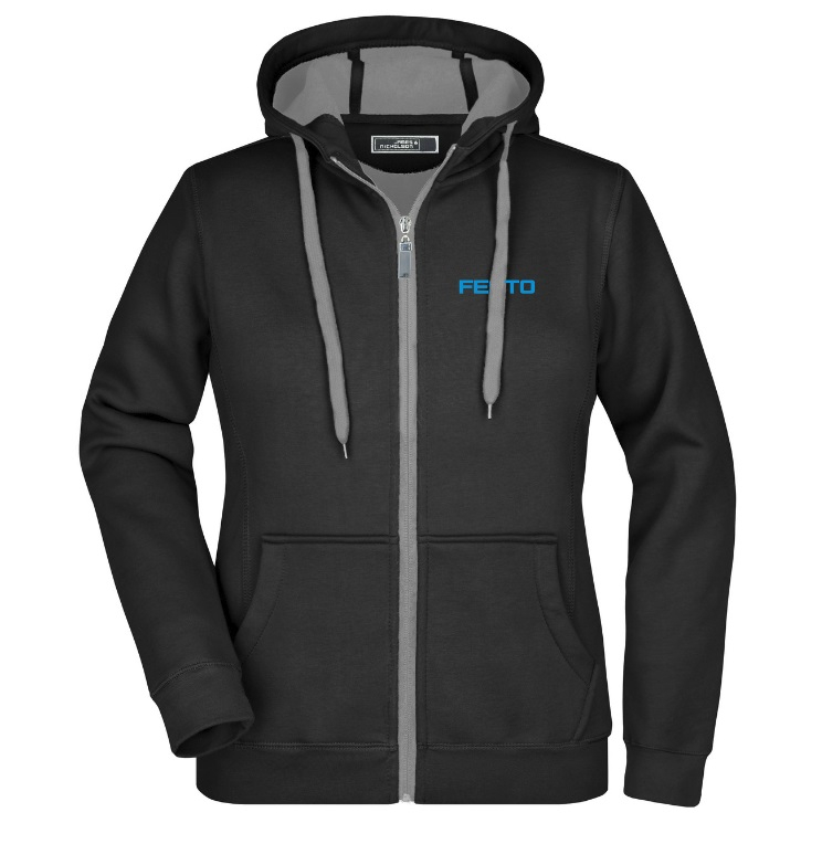 Damen Sweat-Jacken Festo Logo Größe S